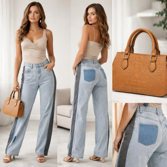 Blue And Dark Blue Jeans