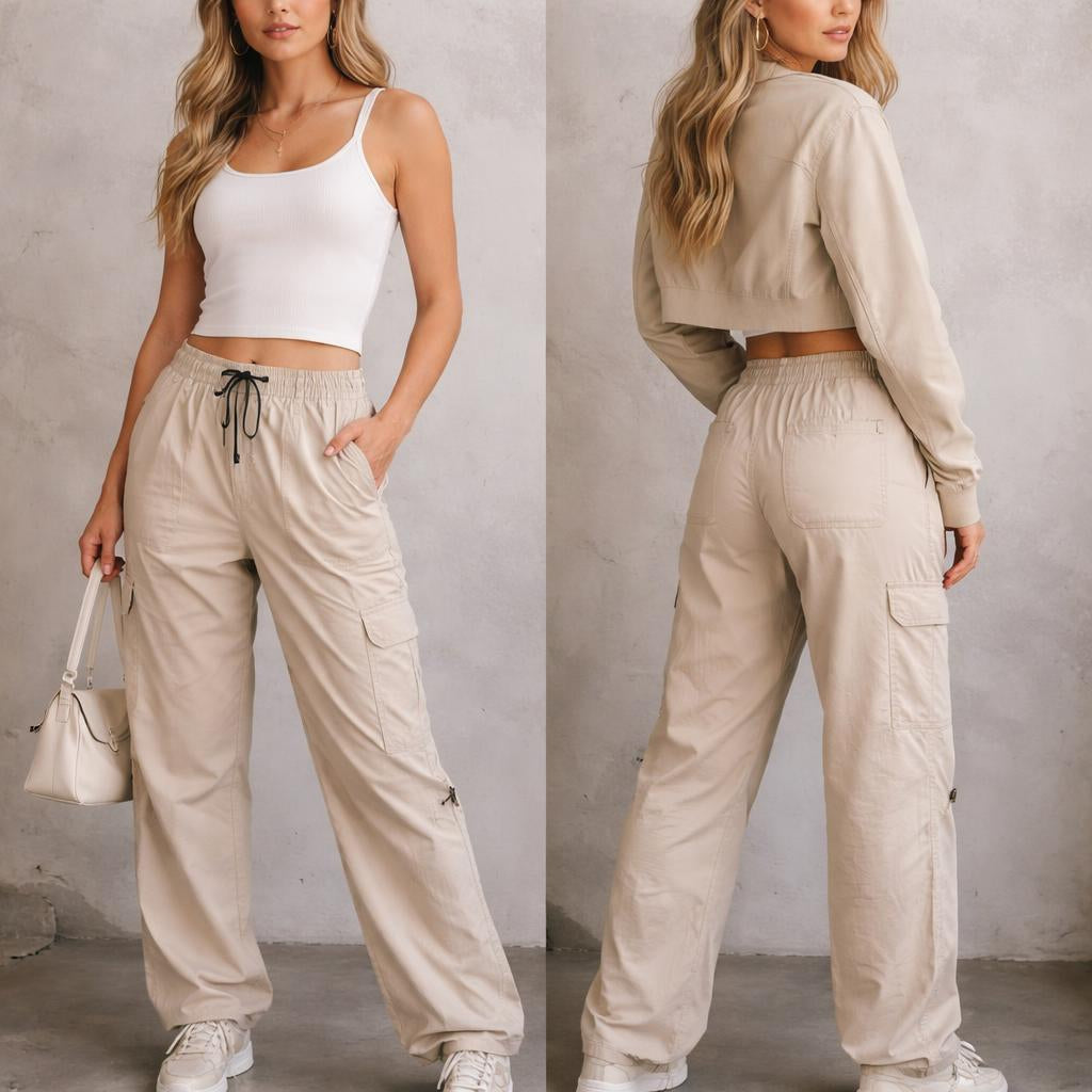 Beige with normal sockets and black string