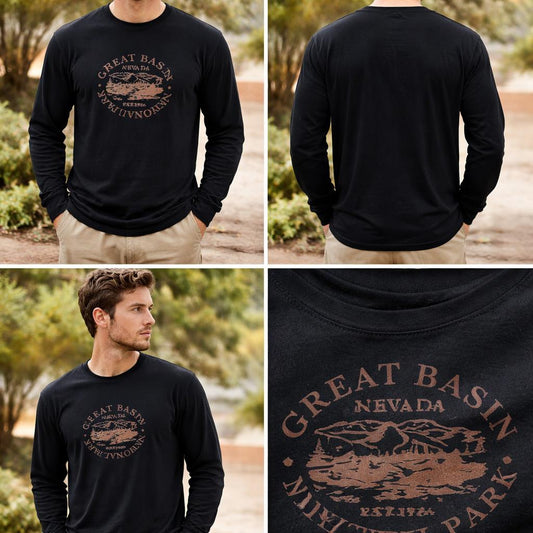 Black Writing Long sleve