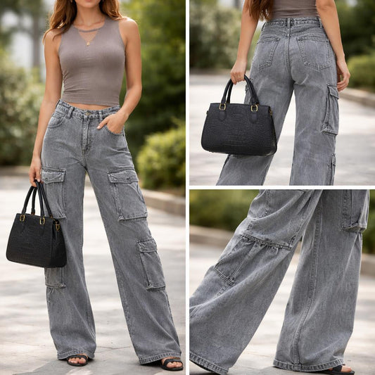 Baggy Jeans with legs pockets